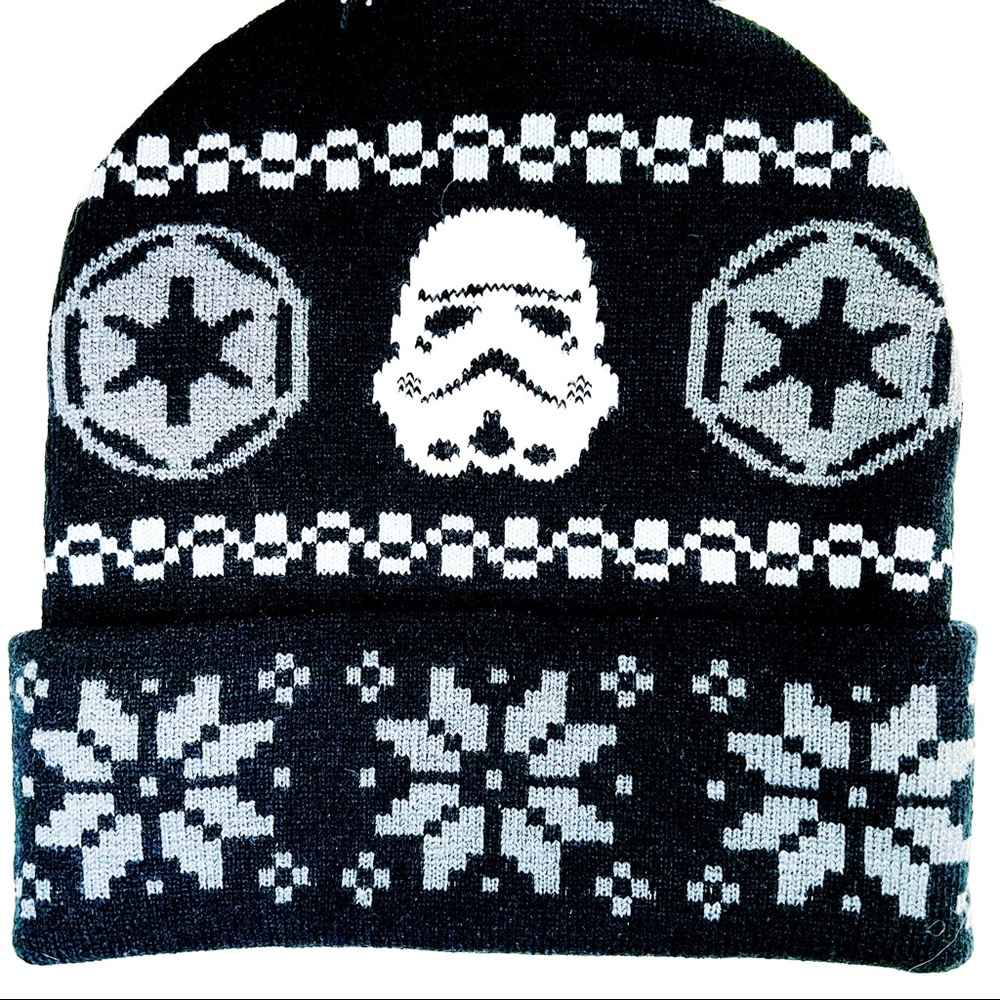 Disney Star Wars Storm Trooper Movie Winter Hat Beanie Mens Womens Gift - Picture 4 of 7